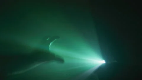 Hand reaching for a light Video stock 215232593