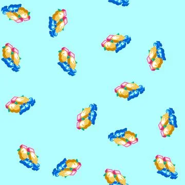 Hand reaching sky progress isometric icon seamless pattern Stock Illustration