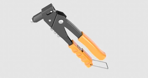 Hand Riveter, Rivet Gun rotation animati... | Stock Video | Pond5