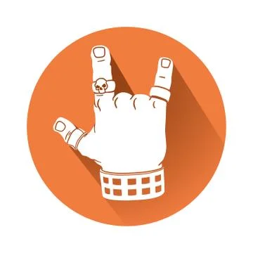 Hand in Rock gesture Stock-Illustration