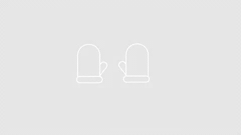 Hand Rubber Gloves concept icon animation with alpha channel Stock Footage 277182170