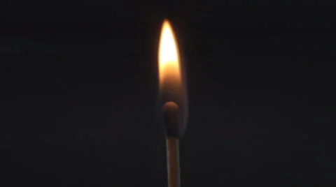 Hand With A Safety Match Lighting It Up And Let It Burn Point Of View Stock Footage 34470348