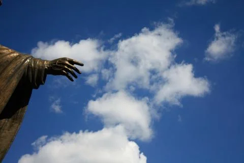 The hand of a saint Stock Photos