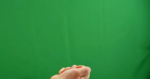 Hand with sand_chroma_1 Stock Footage 93689337