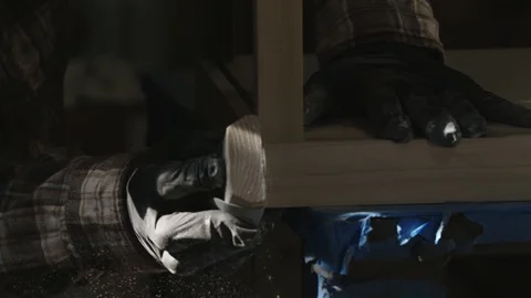 Hand Sander Stock Footage 128773241