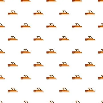 Hand sanding block abrasive tool seamless pattern Illustrazione stock