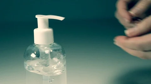 Hand sanitation Stock Footage 127591709