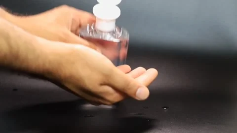 Hand sanitize covid protection Stock-Footage 274415079