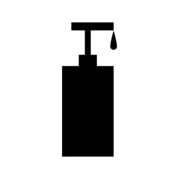 Hand Sanitizer Bottle Vector Stock Illustration