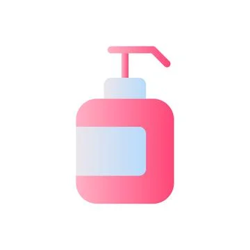 Hand sanitizer flat gradient two-color ui icon Stockillustratie