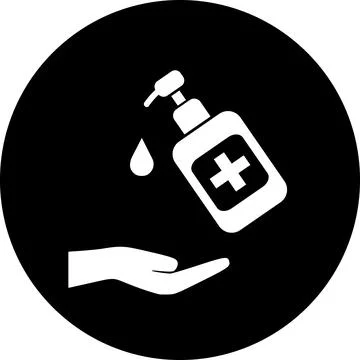 Hand sanitizer icon. 스톡 일러스트