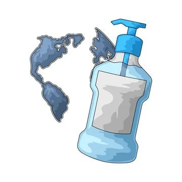 Hand Sanitizer illustration Stock Illustration