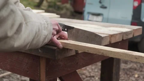 Hand Saw 1 Video stock 267204802