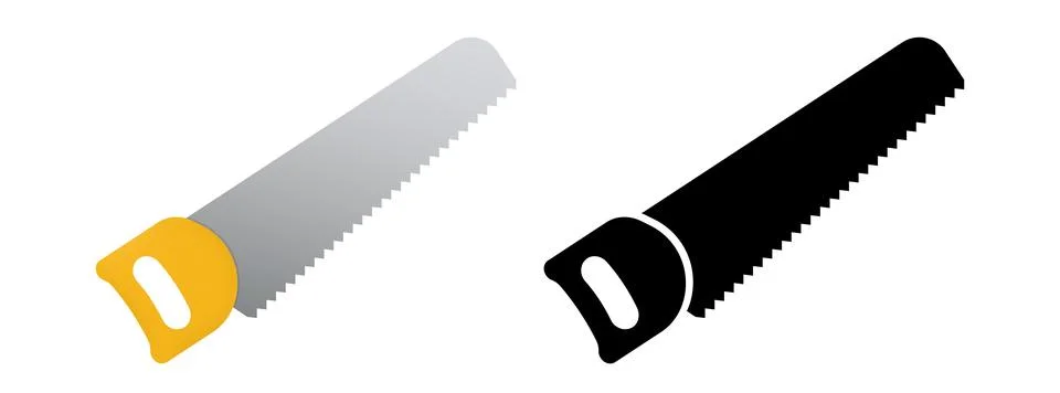 Hand saw Stock Illustration