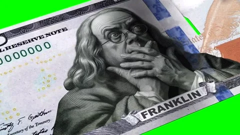 A hand saw saws the US dollar. Stock Footage 245445010