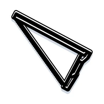 Hand saw tool crafting carpentry construction concept Ilustración de archivo
