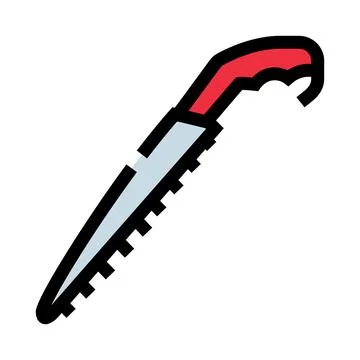 Hand saw tool for woodworking craftsmanship and construction Ilustración de archivo