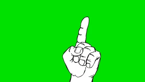 HAND SAYS NO Video stock 152406736