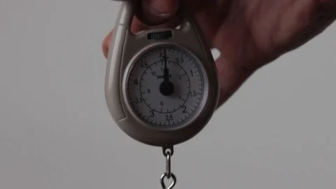 Hand scales Stock Footage 88709166