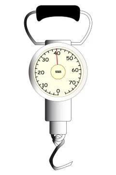 Hand Scales Stock Illustration