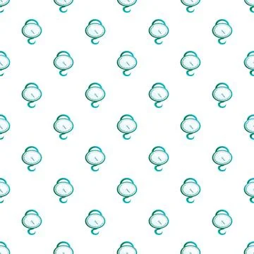 Hand scales seamless pattern weighing mass measurement tool Illustrazione stock