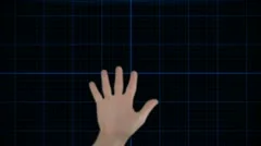Hand Scan Media Selection Stock After Effects