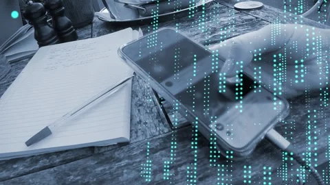 A hand scrolling mobile phone feed Stock Footage 339723375
