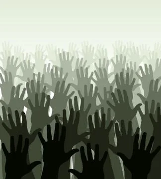 Hand sea Illustrazione stock