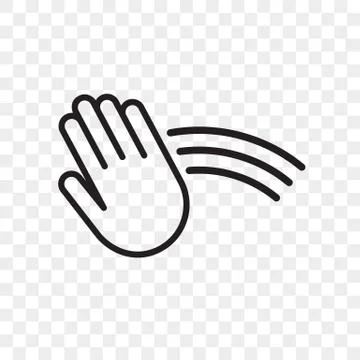 Hand sensor vector icon. Hand towel and soap dispenser, automatic hand dryer  Stock-Illustration