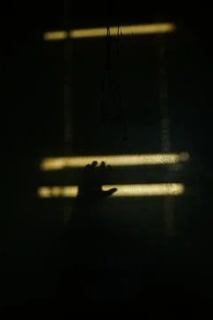 Hand shadow Stock Photos