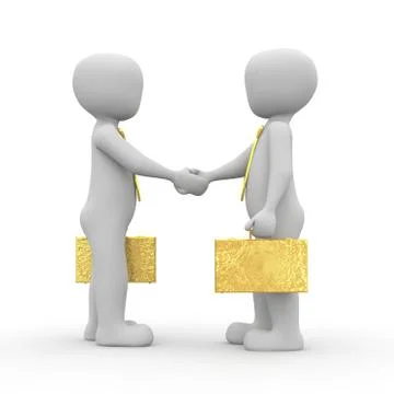 Hand shake 6 Stock Illustration