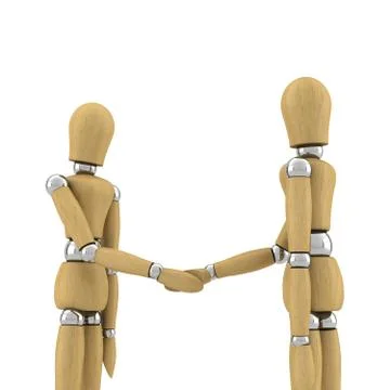 Hand shake Stock Illustration