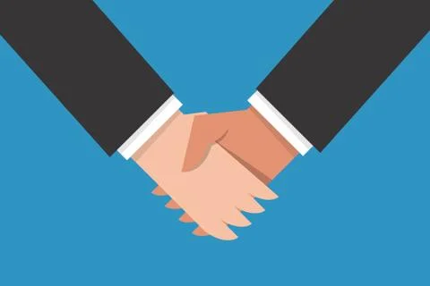 Hand shake Stock Illustration