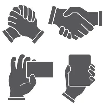 Hand shake Stock Illustration