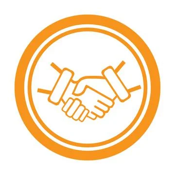 Hand shake Stock Illustration