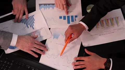 Hand Shake Over Table Stock Footage 153680545