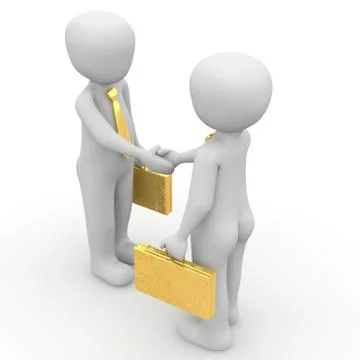 Hand shakes 4 Stock Illustration