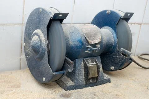 Hand sharpening tool with a Circular Sharpener Stock Photos