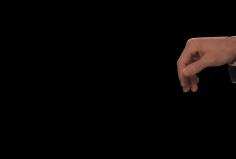 Hand shoo away Stock Footage 754532