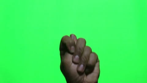 Hand showing letter T Stock Footage 169473976