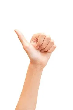 Hand shows class isolated on white background. Stock Photos
