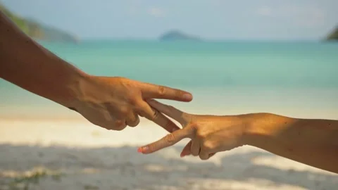 Hand shows the gesture class. A hand up ... | Stock Video | Pond5
