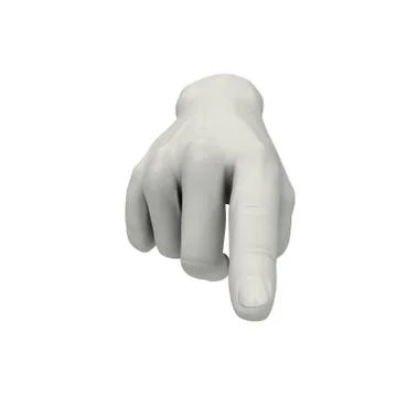 Hand sign 1 Stock Illustration