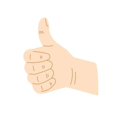 Hand sign all is well vector isolated illustration Stock Illustration