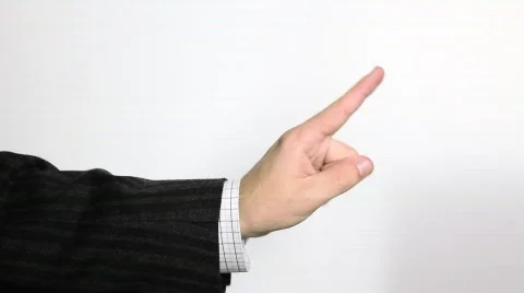 Hand sign “Don’t do this” and cut 스톡 동영상 837764