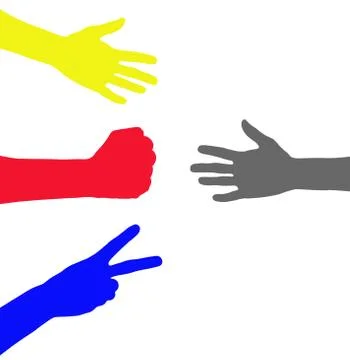 Hand sign Illustrazione stock