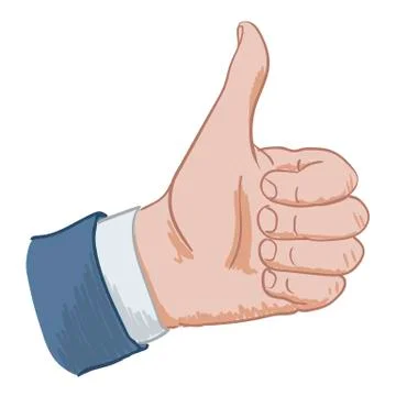 Hand sign like Stock Illustration