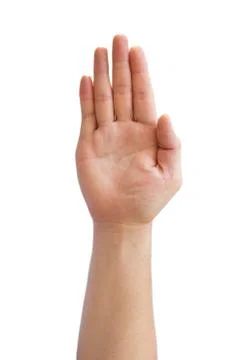 Hand sign Language Stock Photos