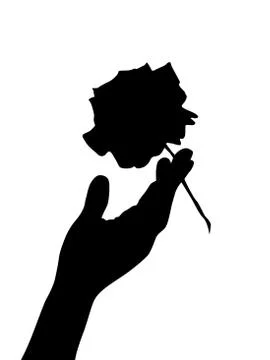 Hand silhouette Stock Illustration