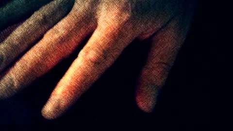 Hand. Sketchy Background. Video stock 91648278